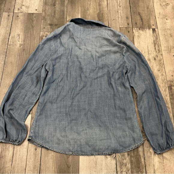 Frame Denim Blue Blouse - Picture 2 of 5